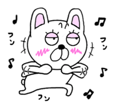 yasagure rabbit sticker #13706674