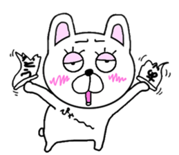 yasagure rabbit sticker #13706687