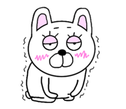 yasagure rabbit sticker #13706692