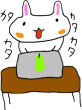 Architecture design is being done rabbit sticker #13707374