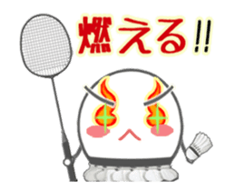 Let's enjoy badminton !! (Animated) sticker #13707448