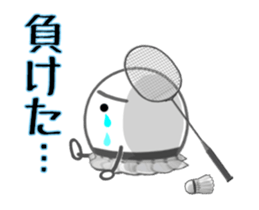 Let's enjoy badminton !! (Animated) sticker #13707451