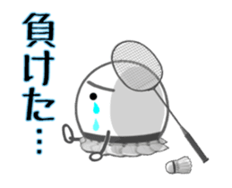 Let's enjoy badminton !! (Animated) sticker #13707451