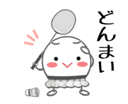 Let's enjoy badminton !! (Animated) sticker #13707457