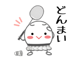 Let's enjoy badminton !! (Animated) sticker #13707457