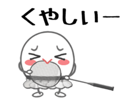 Let's enjoy badminton !! (Animated) sticker #13707458