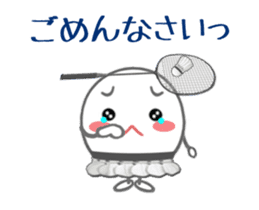 Let's enjoy badminton !! (Animated) sticker #13707459