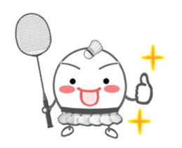 Let's enjoy badminton !! (Animated) sticker #13707462