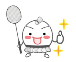 Let's enjoy badminton !! (Animated) sticker #13707462