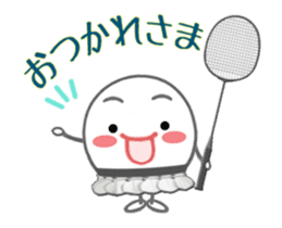 Let's enjoy badminton !! (Animated) sticker #13707468