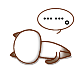 he looks so dead. sticker #13707606