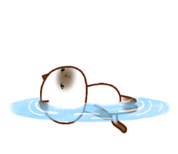 he looks so dead. sticker #13707636