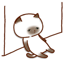 he looks so dead. sticker #13707638