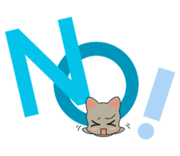 Cat of Russian, work hard sticker #13707738