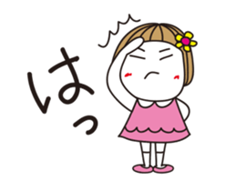 Bangs short girl vol.26 sticker #13707814
