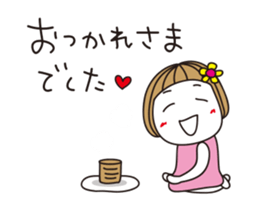 Bangs short girl vol.26 sticker #13707817