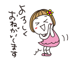 Bangs short girl vol.26 sticker #13707820