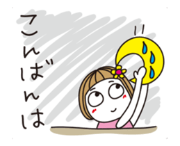 Bangs short girl vol.26 sticker #13707828