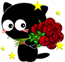 Friends of cute cat-13 sticker #13709102