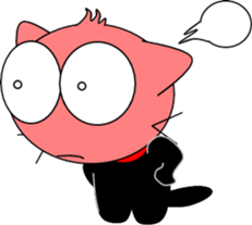 Friends of cute cat-13 sticker #13709105