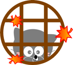 Friends of cute cat-13 sticker #13709106