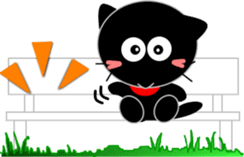 Friends of cute cat-13 sticker #13709107