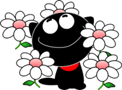 Friends of cute cat-13 sticker #13709108