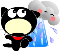 Friends of cute cat-13 sticker #13709112