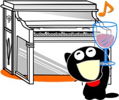 Friends of cute cat-13 sticker #13709123