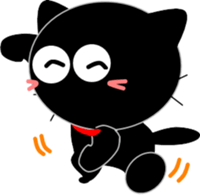 Friends of cute cat-13 sticker #13709141