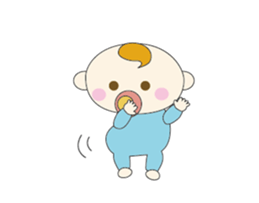 Baby moving at high speed sticker #13709195