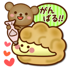 Daily bear Ku-tan of mini size sticker #13709697