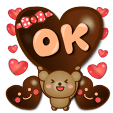 Daily bear Ku-tan of mini size sticker #13709719