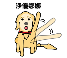 old A-di dog sticker #13709853