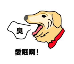 old A-di dog sticker #13709855