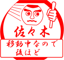 SASAKI is my name sticker #13709898