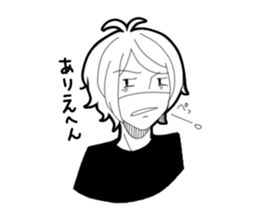 kannsai dialect girl sticker #13712039