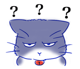 Tsundere cat harukiti sticker #13712460