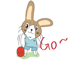 Dumbfounded rabbit sticker #13712650