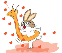 Dumbfounded rabbit sticker #13712660