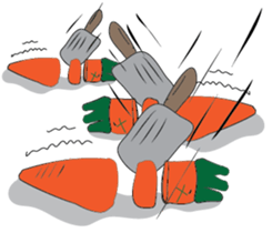 Dumbfounded rabbit sticker #13712662