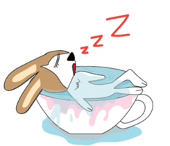 Dumbfounded rabbit sticker #13712671