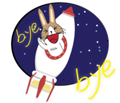 Dumbfounded rabbit sticker #13712677