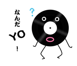 RECORD boy sticker #13714926