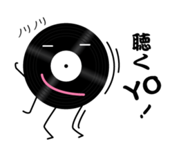 RECORD boy sticker #13714930