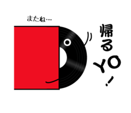 RECORD boy sticker #13714933