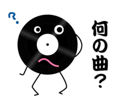 RECORD boy sticker #13714936