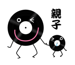 RECORD boy sticker #13714948