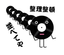 RECORD boy sticker #13714949