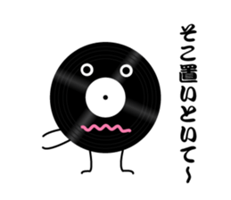 RECORD boy sticker #13714956